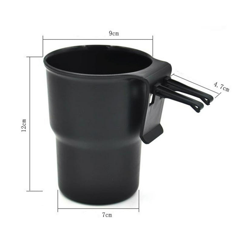 Mduoduo Car Cup Holder Multifunctional Beverage Holder Trash Can Air Outlet  Chair Back,Black Car Water Cup Holder 1 Pcs 