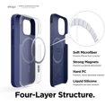 thumbnail image 3 of IBAOLEA Magnetic Silicone Case Compatible with iPhone 12 Pro Max 6.7 Inch - Premium Liquid Silicone, Built-in Magnets, Compatible with All MagSafe Accessories (Navy Blue), 3 of 9
