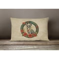 thumbnail image 2 of Chinese Crested Christmas Flowers Throw Pillow 12 in x 16 in, 2 of 4