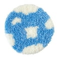 thumbnail image 1 of Kits de posavasos con bordado a presión para principiantes, incluye tela perforada con patrón, Azul blanco, 1 of 8