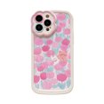 thumbnail image 1 of Funda para teléfono con diseño de oso de flores rosas, cubierta de carcasa para teléfono móvil de TPU con orificio para cordón de reserva, 1 of 2
