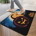 thumbnail image 3 of Happy Halloween Pumpkin Front Door Mat,Durable Absorbent Mat 17x30 Inch Pumpkin Skull Bat Spider Floor Mat for Kitchen Nursery Floor Entryway Rug, 3 of 6