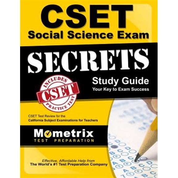Pre-Owned Mometrix Secrets Study Guides: Cset Social Science Exam Secrets Study Guide: Cset Test Review for the California Subject Examinations for Teachers (Paperback)