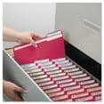 thumbnail image 4 of Smead Standard File Folders, 100 Count, Red, 1/3-Cut Tabs, Letter Size (12743), 4 of 5