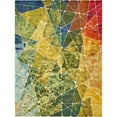thumbnail image 1 of Unique Loom Estrella Mosaïque Zone en Détresse Tapis 9' x 12' Rectangle Multi/vert, 1 of 1