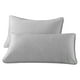 thumbnail image 1 of Cubierta Almohada Enfriamiento 2 Piezas para Almohadas Suaves Durmientes Calientes (gris Inferior), 1 of 9