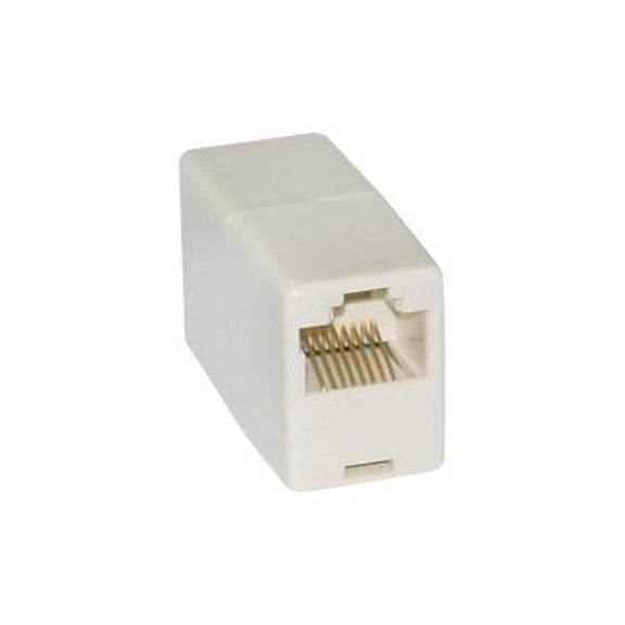 Cable Wholesale  RJ45 - 8P8C - Straight Telephone Inline Coupler - Ivory