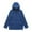Blue, variant on EchfiProm White Womens Softshell Jacket Waterproof Heavyweight Outdoor Windproof Hooded Zip-up Coat