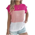 thumbnail image 1 of RXMEKW Débardeur Sans Manches pour Femmes, Blouse Décontractée à Col Rond, Mélange Polyester Spandex, Épaisseur Standard, Noir, 1 of 8