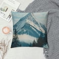 thumbnail image 2 of Orinice Mountain Trees Sky Graphic Decorative Cushion Throw Pillow Cover for Home Couch Living Room Sofa, Cotton Linen Pillowcase 1PC 12x12in, 2 of 5