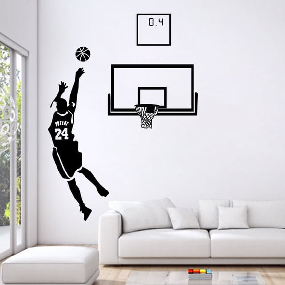 Adhesivo de pared Kobe Bryant 0.4 Buzzer Beater Baloncesto para habitación