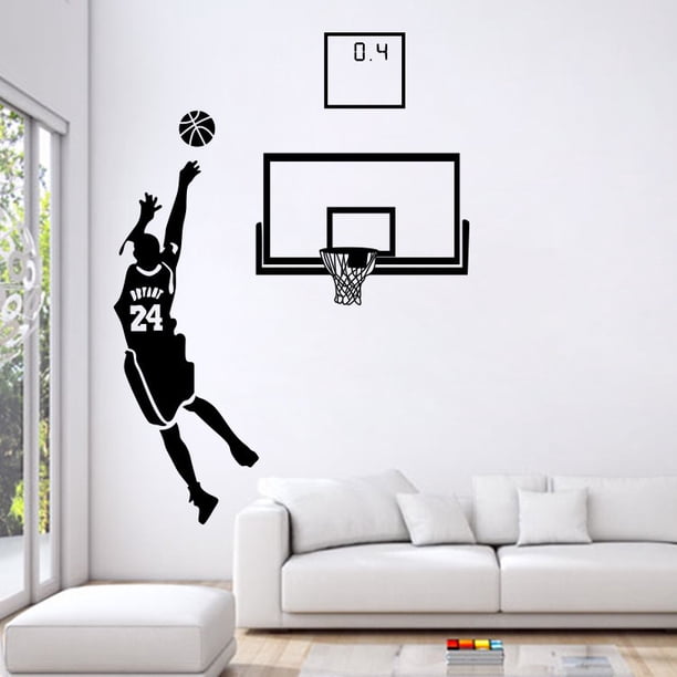 Adhesivo de pared Kobe Bryant 0.4 Buzzer Beater Baloncesto para habitación