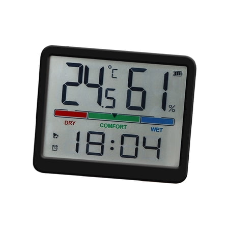Gieenan Digital Alarm Clock for Bedroom Desk Clock with Date Temperature and Humidities