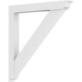 thumbnail image 1 of Ekena Millwork BKTP03X36X36TRA01 Support PVC de Qualité Architecturale Traditionnelle Standard avec Extrémités Traditionnelles - 3 x 36 x 36 Po., 1 of 1