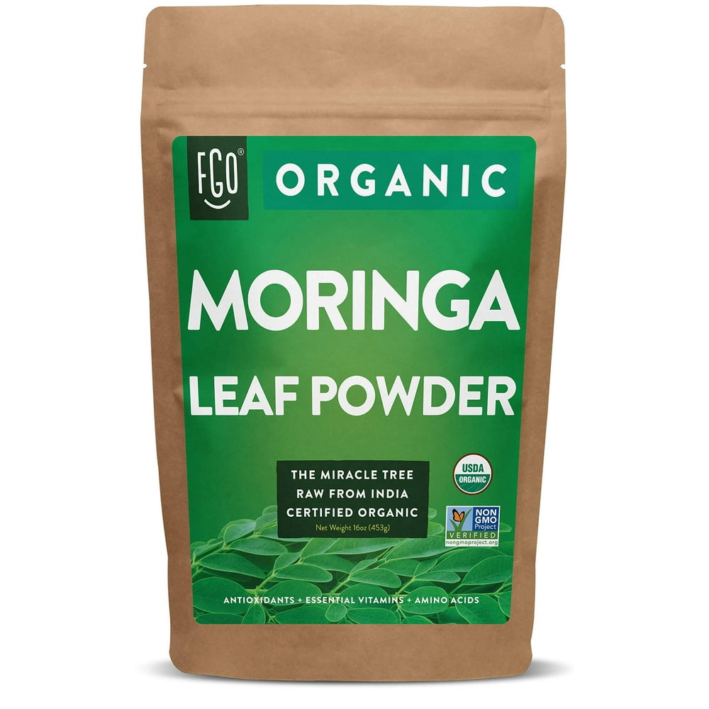 Organic Moringa Oleifera Leaf Powder | Perfect for Smoothies, Drinks ...