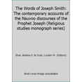 thumbnail image 1 of Pre-Owned The Words of Joseph Smith: The contemporary accounts of the Nauvoo discourses of the Prophet Joseph (Religious studies monograph series) (Hardcover) 0884944190 9780884944195, 1 of 1