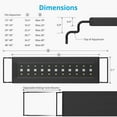 thumbnail image 3 of NICREW C10 24/7 LED Aquarium Light for Plants, 36-48 Inches, 28W, Full Spectrum Fish Tank Light with Timer, Brightness Adjustable, 3 of 6