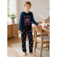 thumbnail image 4 of Beezizac Boys 2‑Piece Raglan Long Sleeve Pajama Set, Game Controller & VR Graphic Kids Sleepwear Size 10, 4 of 7