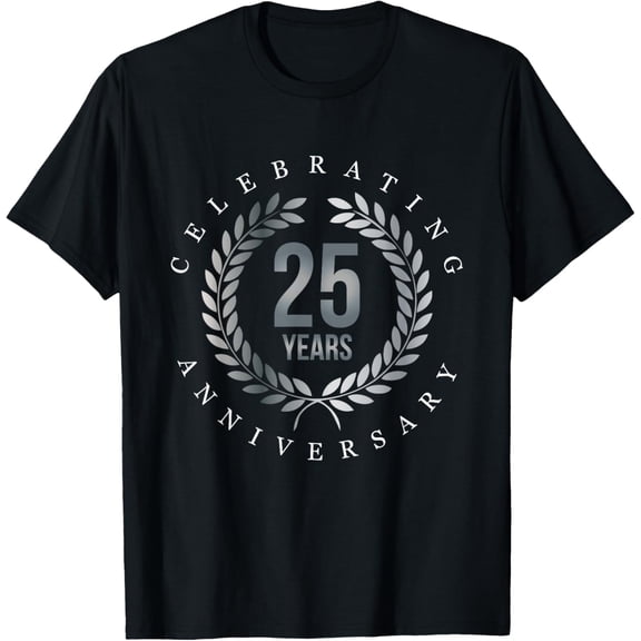 Celebrating 25 Years, 25th Anniversary Gift T-Shirt