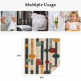 thumbnail image 4 of Abstract Boho Cloth Napkins, Vintage Multicolored Geometric Stripes Washable and Reusable Dinner Napkins Set of 6, Table Napkin for Kitchen Party Birthday Wedding Hotel Housewarming 20"x20", 4 of 8