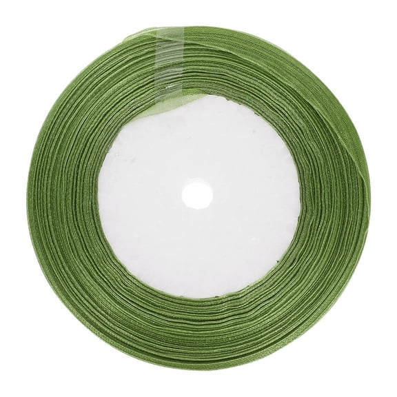 UPOUART Sage Green Ribbon Roll, Wear Resistant, Ideal for Wrapping, Festival Crafts, Multi-Purpose Packaging Decoration