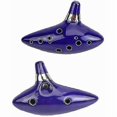 thumbnail image 2 of 12-Hole Ocarina Alto C Legend of Zelda Ceramic, 2 of 5