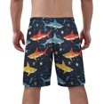 thumbnail image 3 of NICKSUN Men's Swim Trunks, Cute Print Quick Dry Summer Board Beach Shorts with Mesh Lining and Pockets, 3 of 6