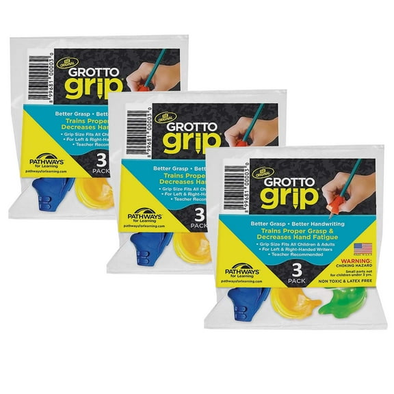 Pathways For Learning Grotto Grip, 3 Per Pack, 3 Packs