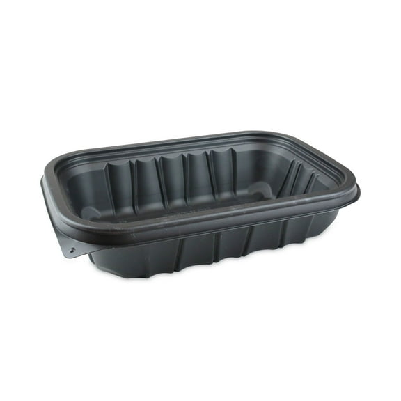 Pactiv Evergreen EarthChoice Entree2Go Takeout Container, 32 oz, 8.66 x 5.75 x 2.72, Black, 300/Carton -PCTYCNB9X632000