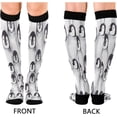 thumbnail image 2 of Coolnut Cute Baby Penguins Compression Socks Women Men for (20-30mmHg) Athletic Sports, Running, Travel Knee High Stockings Gift, 2 of 7