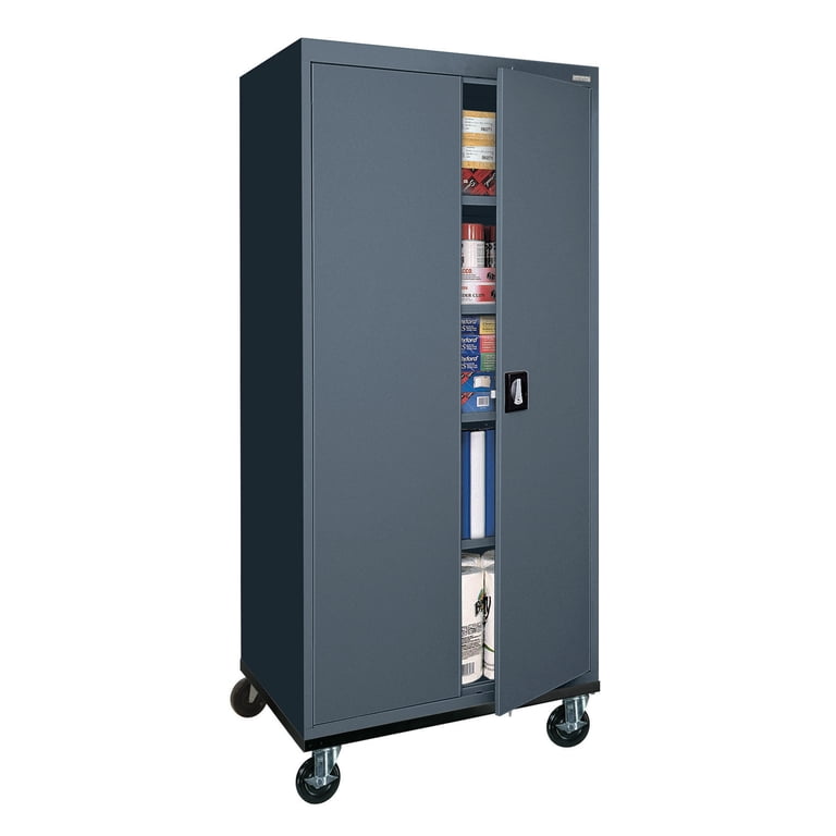 Sandusky Lee 20-Gauge Welded Steel Mobile Garage Storage Cabinet