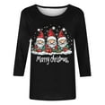 thumbnail image 5 of Mifsaly Plus Size Christmas Sweatshirt for Women Long Sleeve Xmas Tree Print Shirts Crewneck Loose Casual T-Shirt Funny Tops Pullover Festival Party Blouse 2025 Gifts, 5 of 5