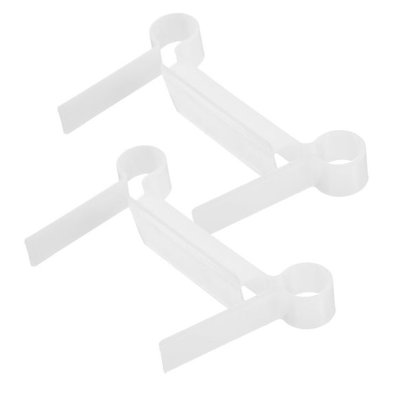 WRITWAA Plastic Shower Door Hinge Shims Gasket Seal for Bathroom Glass Protection Easy Installation White 2pcs