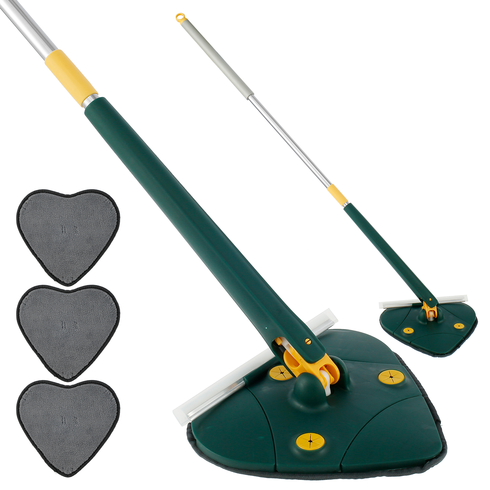 Eummy Microfibre Floor Mops HeartShaped Self Wringing Cleaning Mops