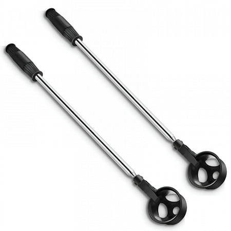 BESTSKY 2026 New 2 Pack Stainless Steel Golf Ball Retriever Telescopic for Water,78.7"Extendable Golf Ball Grabber with Locking Scoop,Golf Ball Picker Upper Tool Accessories for Golfer Women Men