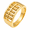 Gold, variant on Men’s Stainless Steel Spinner Style Ring for Men, Abacus Bead Wide Band, Size 7-12, Daily Wear Statement Band, Birthday Anniversary Gift for Him