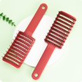 thumbnail image 3 of Hairy Cepillo de pelo para desenredar, cerdas, peine antiestático para masaje del cuero cabelludo para hombres y mujeres, 3 of 5