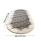 thumbnail image 3 of Alfombra de Pasillo Suave y Peluda para Dormitorio | Alfombra Ovalada Antideslizante para Sala de Estar y Mesita de Noche | Decoración Moderna de 40 X 122 Cm En Azul, Gris, Verde, Amarillo y Caqui, 3 of 7