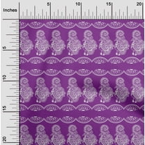 oneOone Cotton Poplin Fabric Floral & Bird Block Fabric Prints By Yard 42 Inch Wide