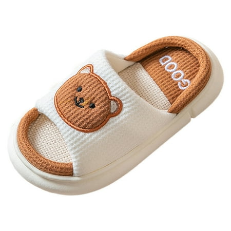

Kids Fashion Shoes Children S Cute Bear Slippers Non Slip Novelty Slippers Winter Light Sole Slippers