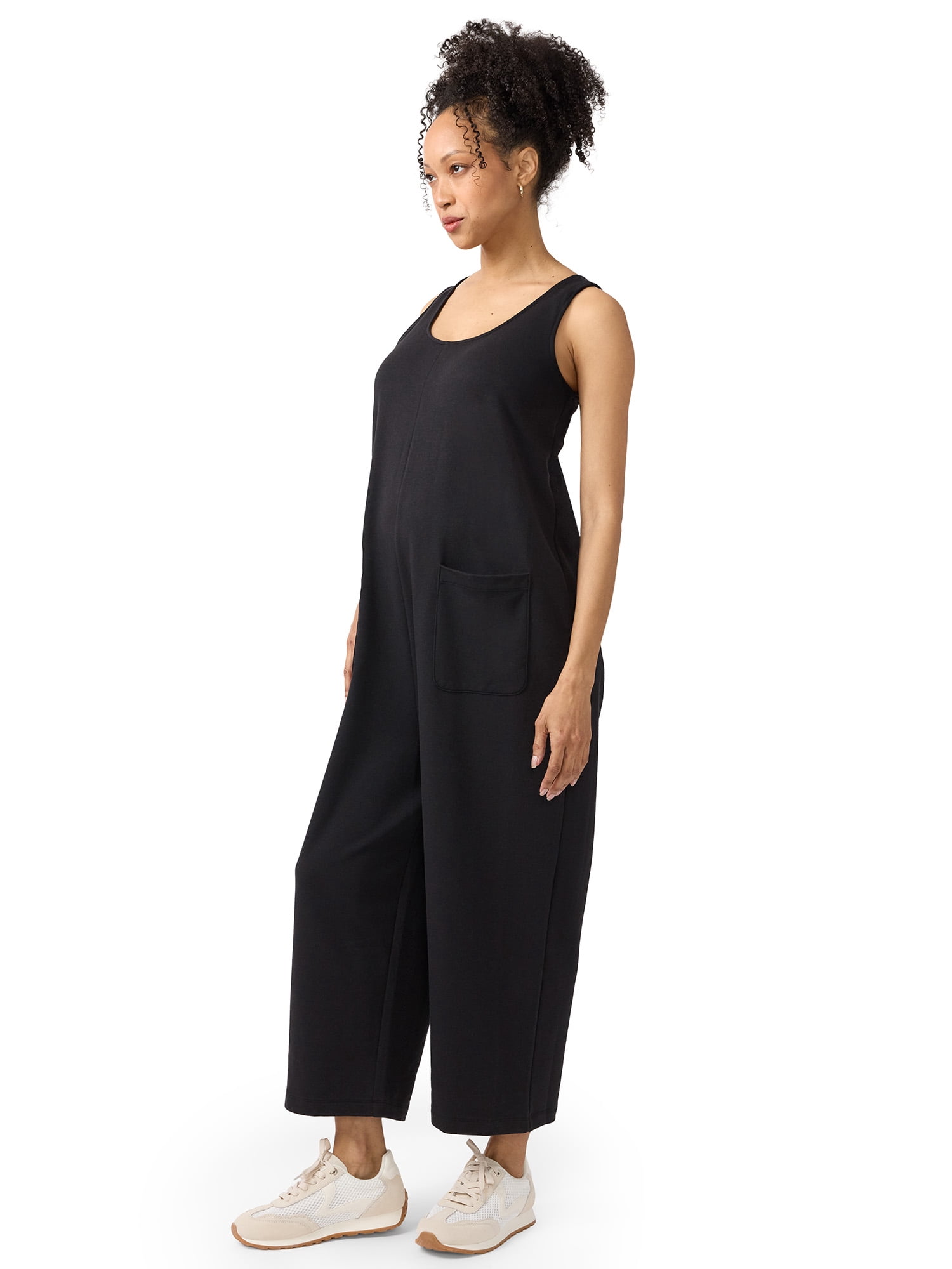 Ingrid & Isabel For Every Belly Women’s Maternity Pocket Knit Jumpsuit, Sizes S-XXL