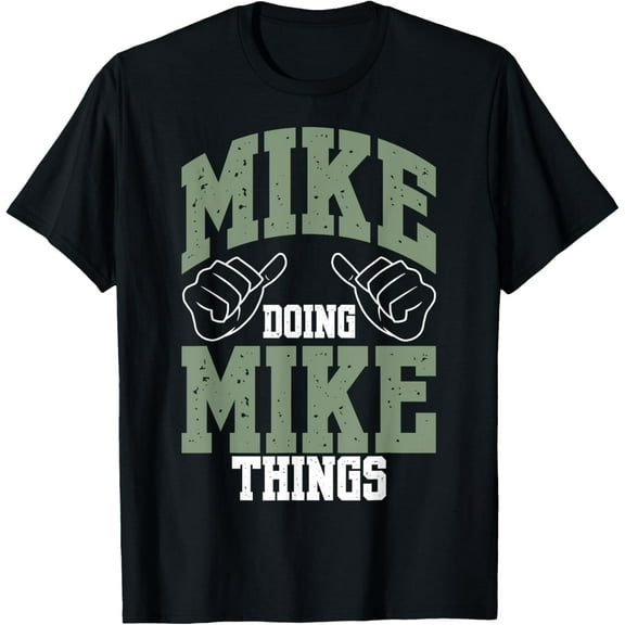 Men's Black Mike Birthday T-Shirt100% cotton short-sleeved shirt for both men and women