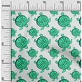 thumbnail image 2 of oneOone Silk Tabby Light Sea Green Fabric Nautical Quilting Supplies Print Sewing Fabric By The Yard 42 Inch Wide, 2 of 6