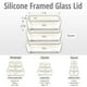 thumbnail image 3 of Juego de contenedores de almacenamiento de alimentos Urban Green Glass, paquete de 3 unidades, blanco, 3 of 7