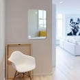 thumbnail image 4 of Oval Square 3D Acrylic Mirror Wall Sticker Self Adhesive for Bathroom Home Decor, 4 of 8