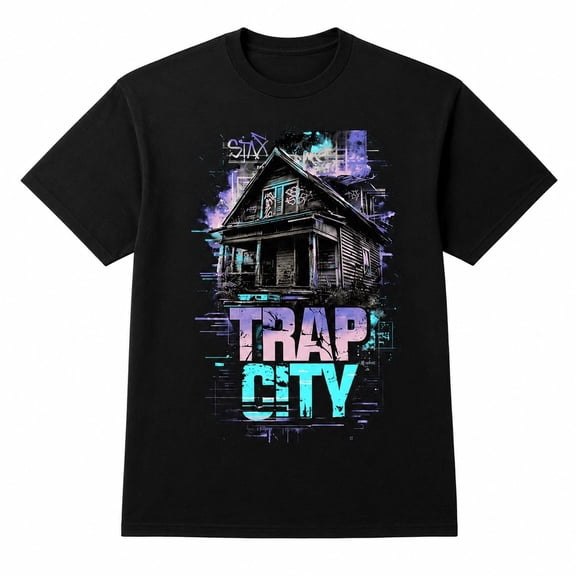 Trap City Graphic T-Shirt, Urban Streetwear Tee, Unisex Classic Fit