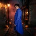 thumbnail image 4 of Men's Vintage Victorian Tailcoat Long Jacket Gothic Steampunk Halloween Cosplay Party, 4 of 6