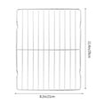 thumbnail image 2 of WRISTBIQUE Oven Roasting Rack Stainless Steel Cooling Kitchen Assistant 1 Set, 2 of 8