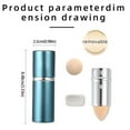 thumbnail image 7 of Dual-End Oil Absorbing Stick (5 Colors), Gold, 1 Pcdouble-Headed Oil-Absorbing Volcanic Face Roller with Makeup Sponge 2 in 1 Reusable Facial Tool- Instantly Refresh Matte Makeup, Makeup Organizers, 7 of 7