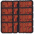 thumbnail image 1 of Parches TemoAdhesivos de Grupos Music19 4 Parches Guns N Roses 12x4.5cm Negro/Rojo Bordado Adhesivo para Planchar. PatchPros MXGUE-004, 1 of 2